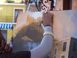 Concurso de Pintura al aire Libre en Mula 2009